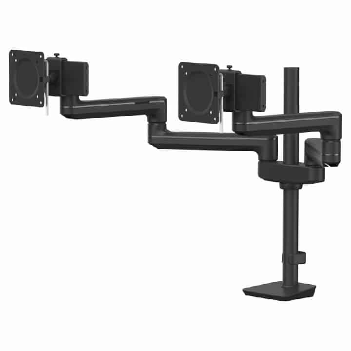 Ramię na 2 monitory TALLO Modular™ 2FFS (czarne) - obrazek 2