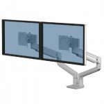 Ramię na 2 monitory TALLO™ (srebrne)