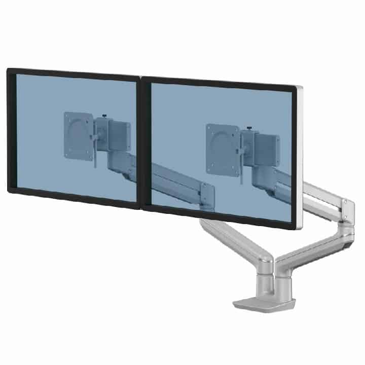 Ramię na 2 monitory TALLO™ (srebrne)