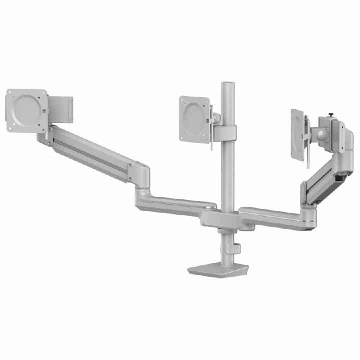 Ramię na 3 monitory TALLO Modular™ 3FMS (srebrne) - obrazek 2