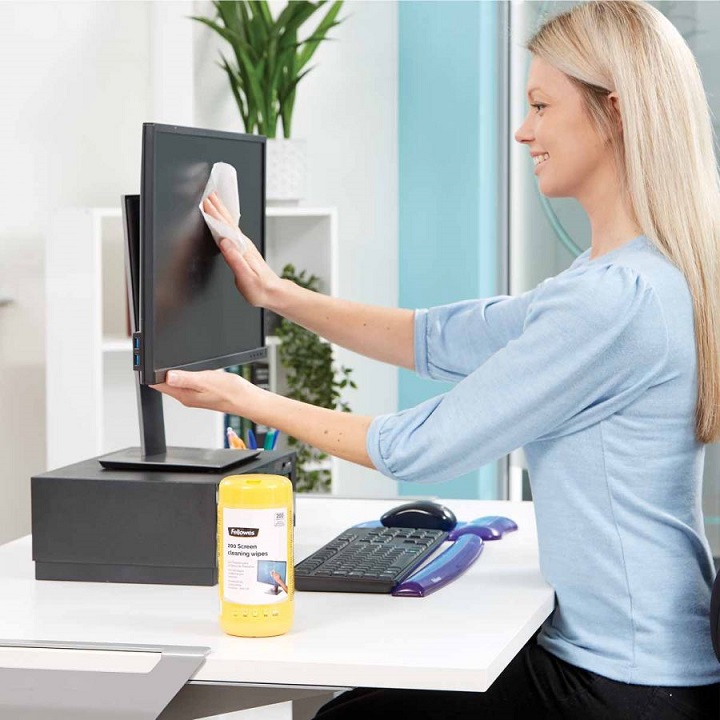 Ściereczki do czyszczenia ekranów – tuba 200 szt. - obrazek 3